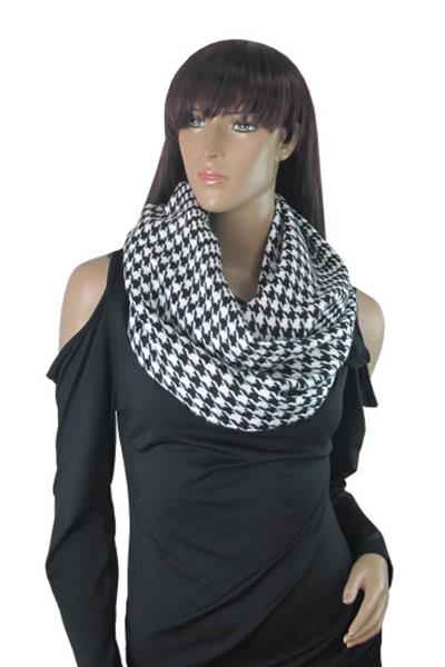 FASHION HOUNDSTOOTH  SCARF
