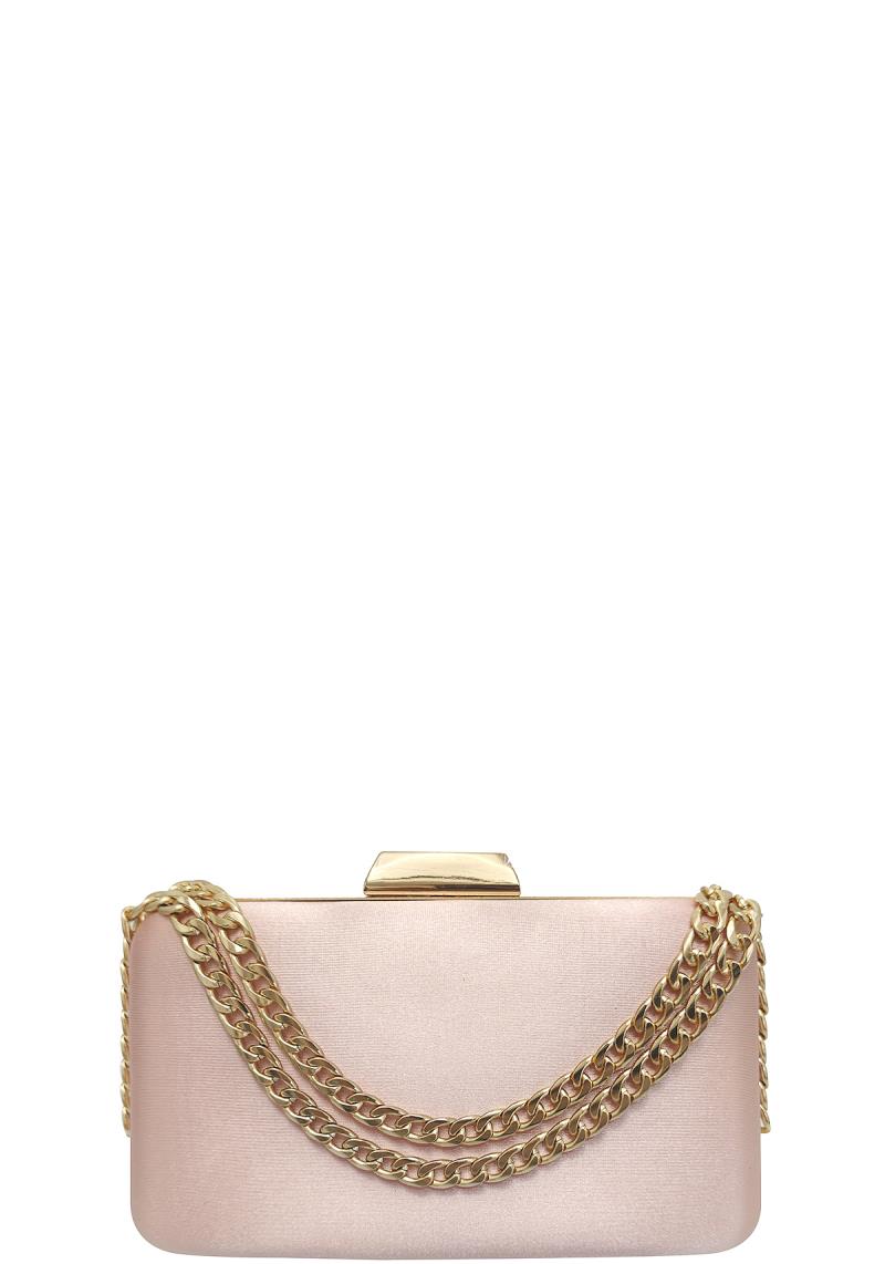 SMOOTH TEXTURE CHIC CROSSBODY CLUTCH BAG