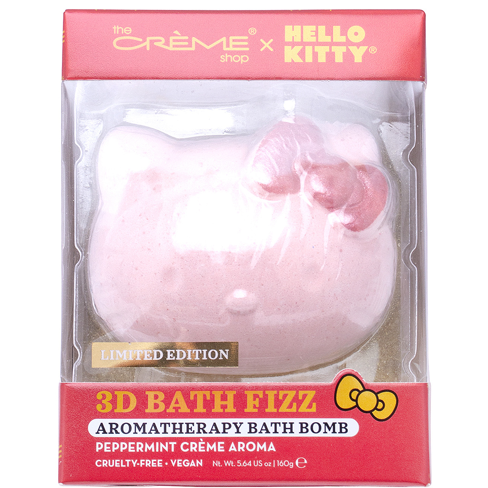 THE CREME SHOP 3D BATH FIZZ AROMATHERAPY PEPPERMINT CREME BATH BOMB