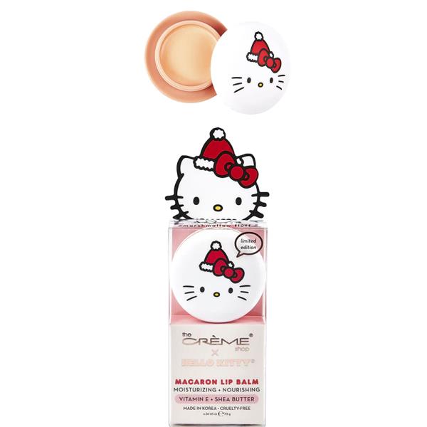 THE CREME SHOP HELLO KITTY MACARON LIP BALM MARSHMALLOW FLUFF