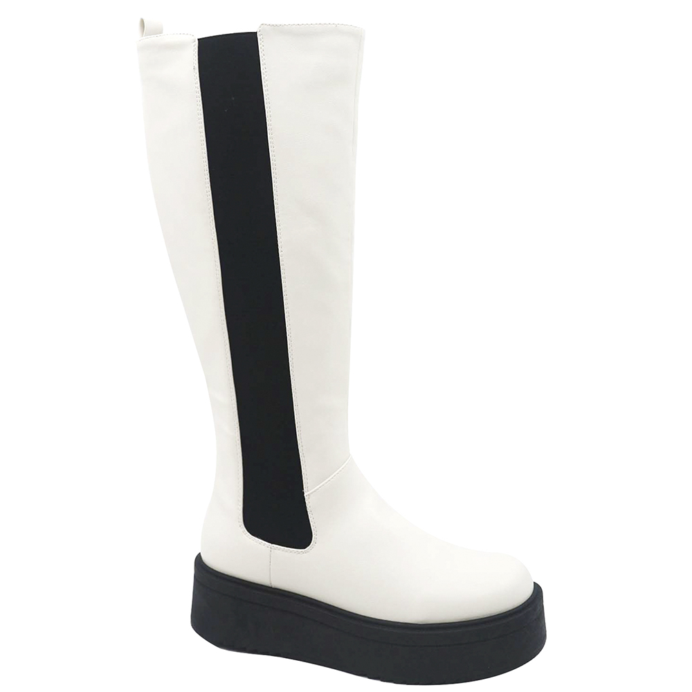 KNEE HEIGHT WEDGE BOOTS 12 PAIRS