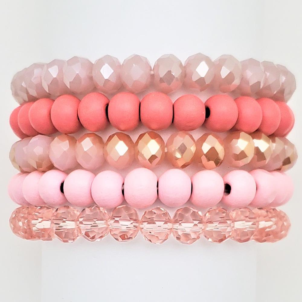 BEADED ASSORTED BRACELET SET