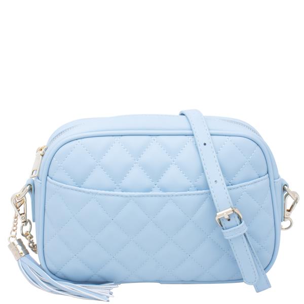 FASHION TASSEL QUILT DESIGN CROSSBODY BAG