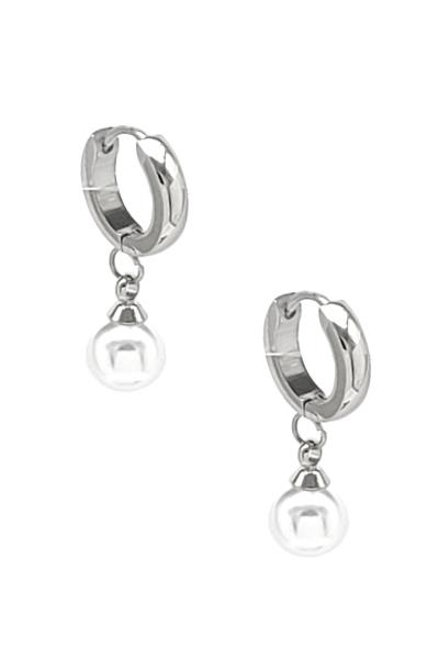 STAINLESS STEEL HUGGIE EARRING