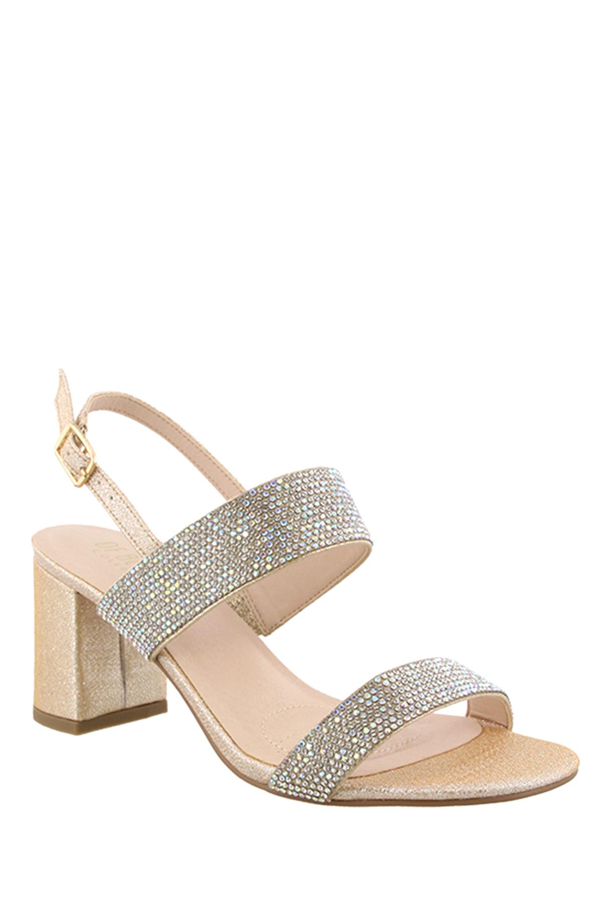 RHINESTONE LOW DRESS HEEL 12 PAIRS