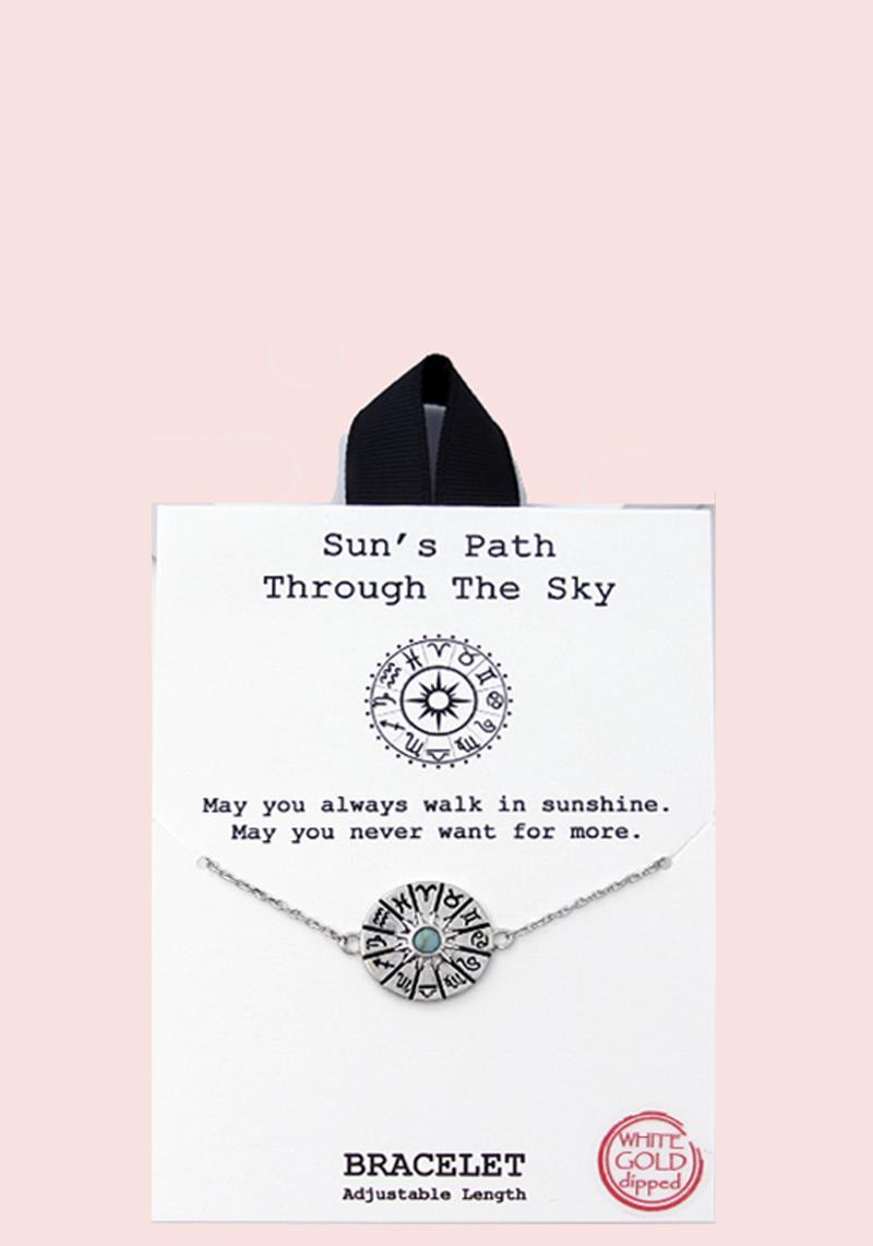 SUN`S PATH THROUGH THE SKY BRACELET