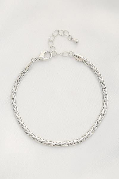 WHEAT LINK METAL BRACELET