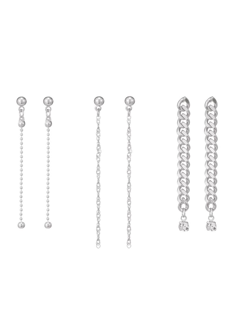 METAL ASSORTED EARRING SET