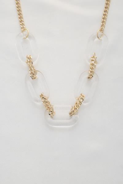 SODAJO OVAL CHAIN LINK NECKLACE