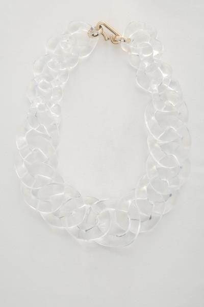 SODAJO CLEAR CUBR LINK NECKLACE