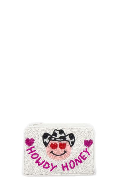 "HOWDY HONEY" COIN BAG
