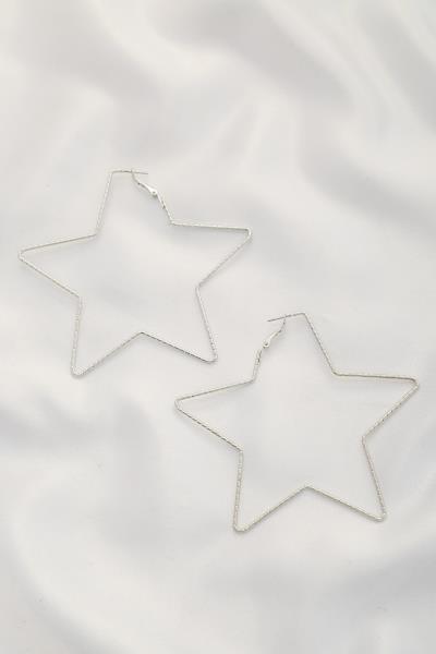 STAR SHAPE METAL EARRING