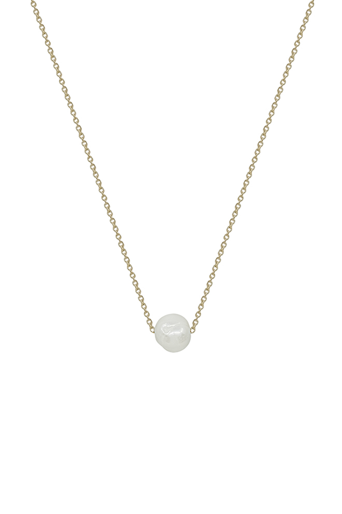 10MM FRESHWATER PEARL CHAIN THRU NECKLACE
