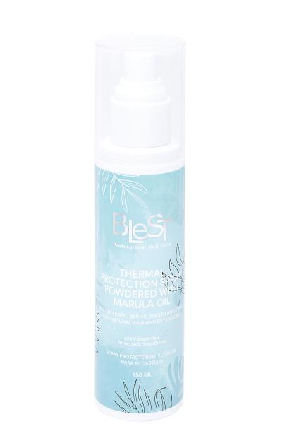 BLEST PROFESSIONAL HAIR CARE THERMAL PROTECTION SPRAY POWDERED WITH MARULA OIL