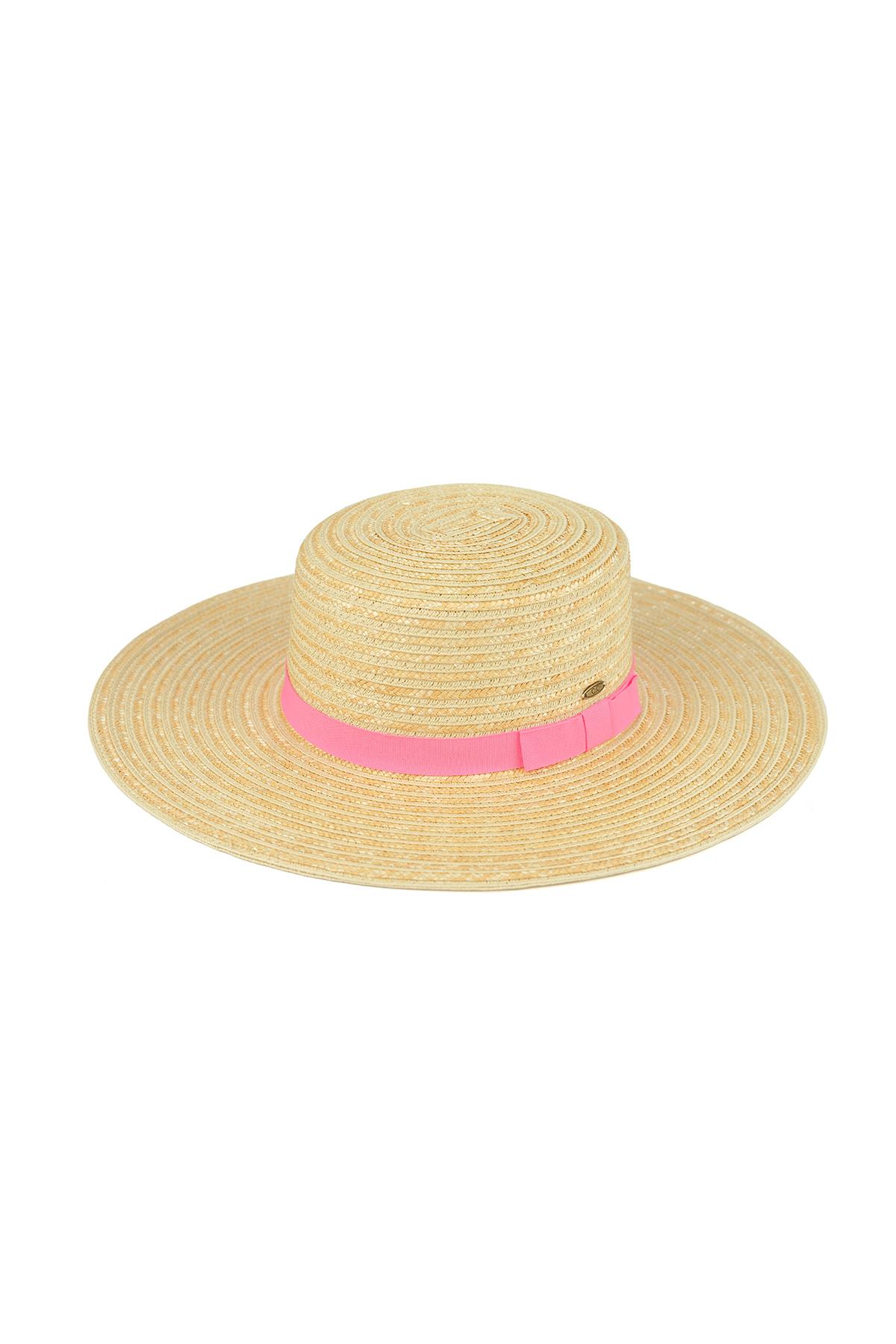 CC BOATER SUNHAT WITH GG BAND