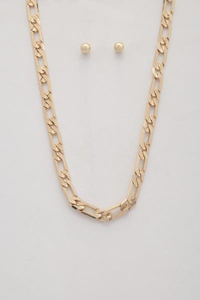 FIGARO LINK METAL NECKLACE