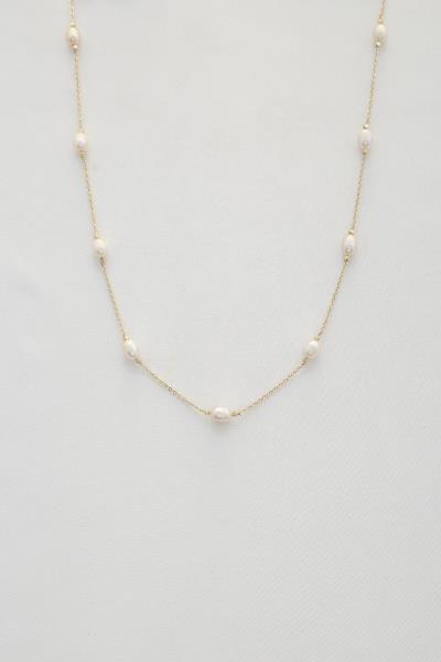 FRESH WATER PEARL STATION NECKLACE