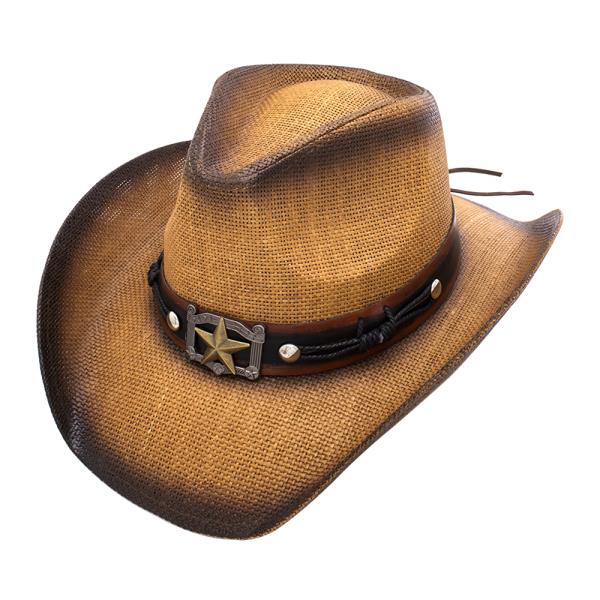 WESTERN STYLE COWBOYHAT WITH BAND