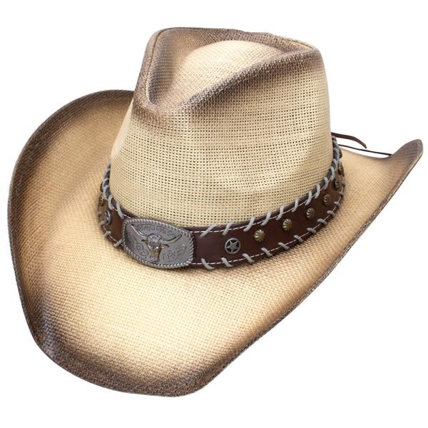 WESTERN STYLE COWBOY HAT WITH BAND