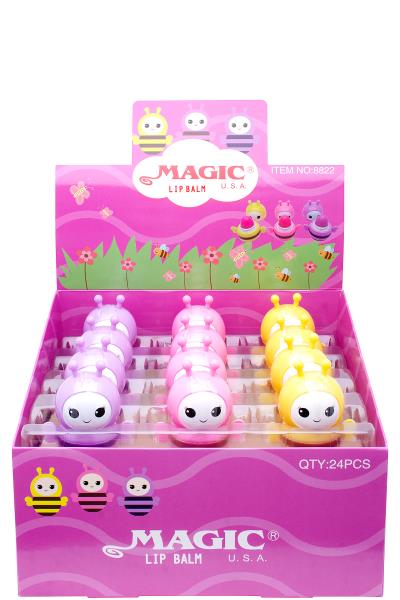 MAGIC USA BEE LIP BALM 24 PCS