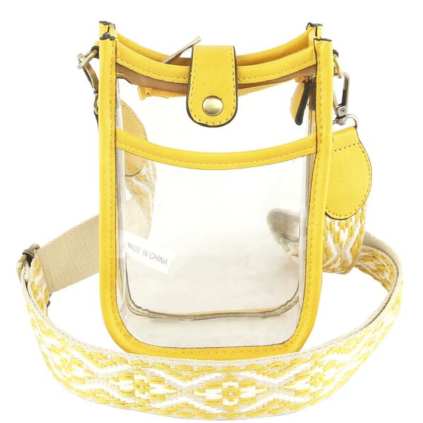 CLEAR CURVE CROSSBODY BAG