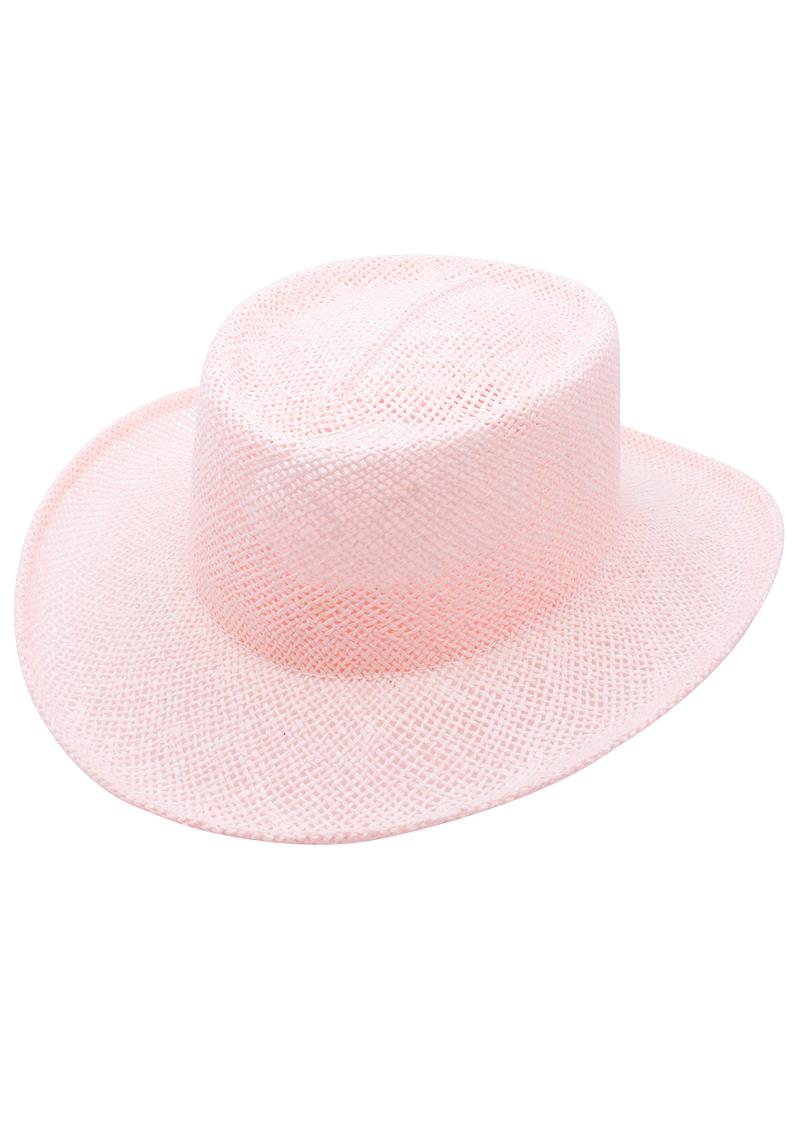 NATURAL STRAW VENTED HAT