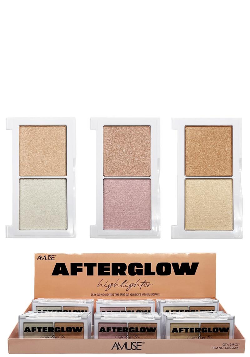 AMUSE AFTERGLOW DUO HIGHLIGHTERS (24 UNITS)
