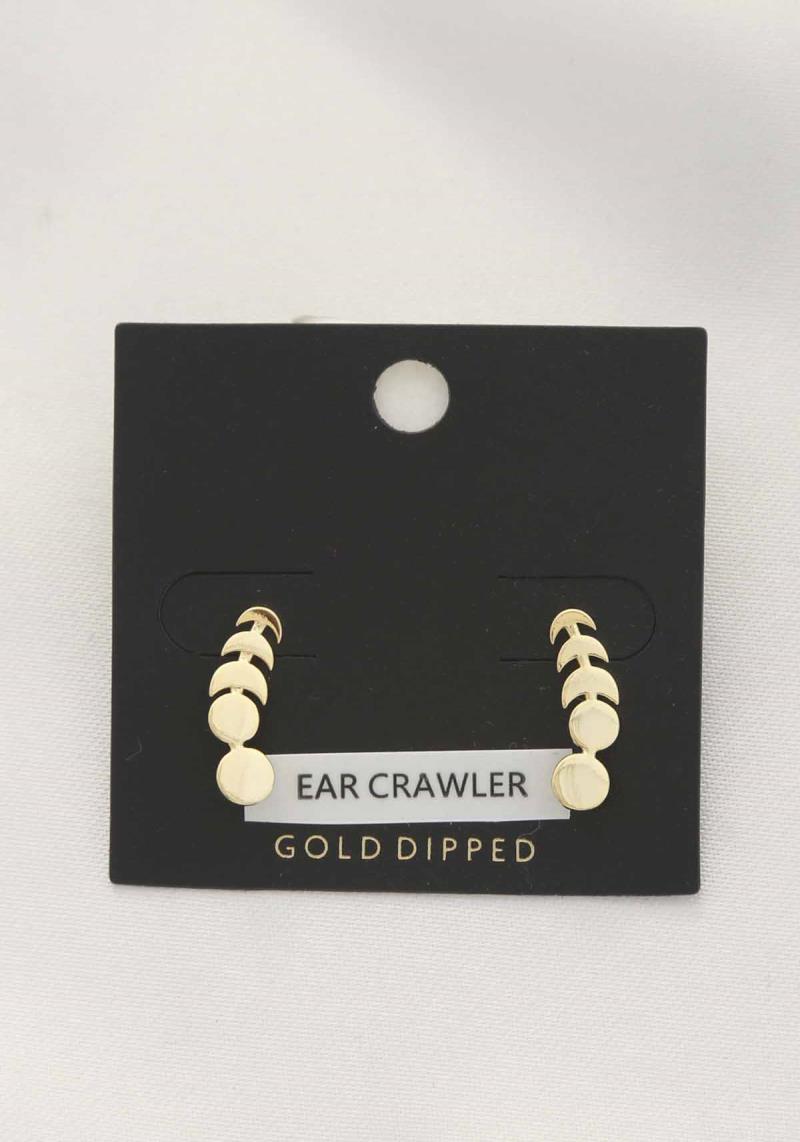 METAL EAR CRAWLER EARRING