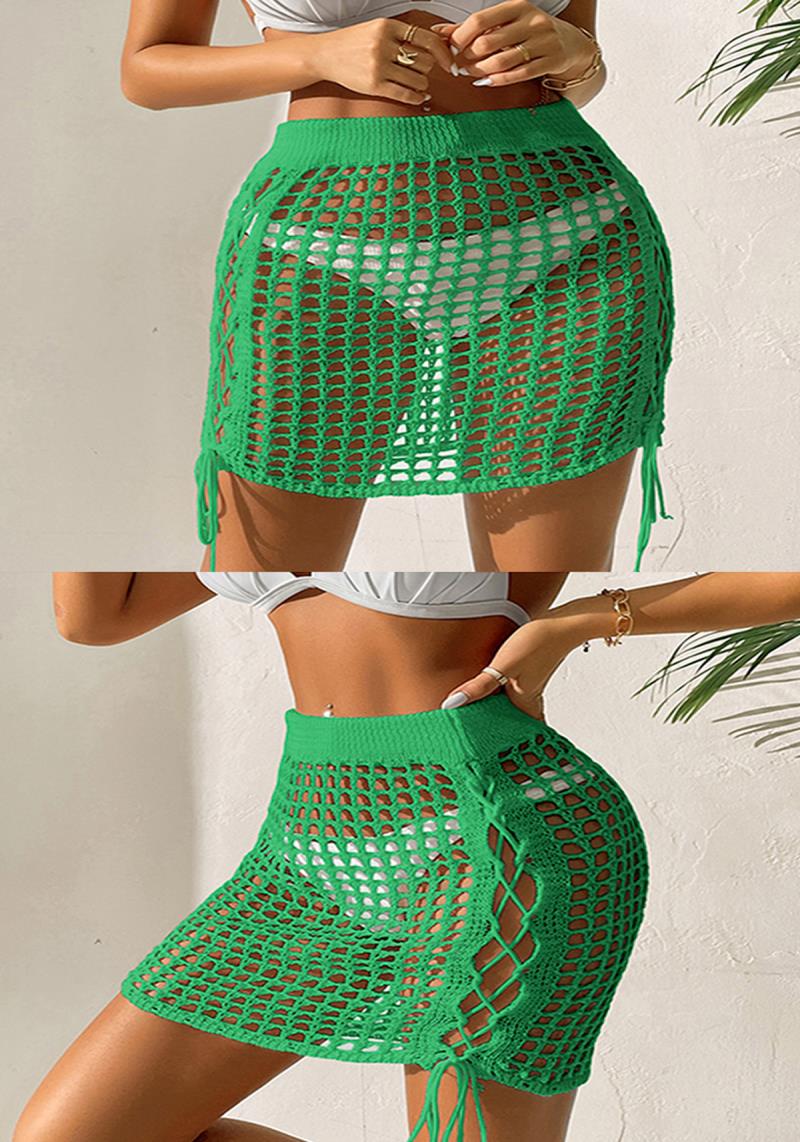 FASHION NET SWIMSUIT COVER SKIRT - LARGE SIZE