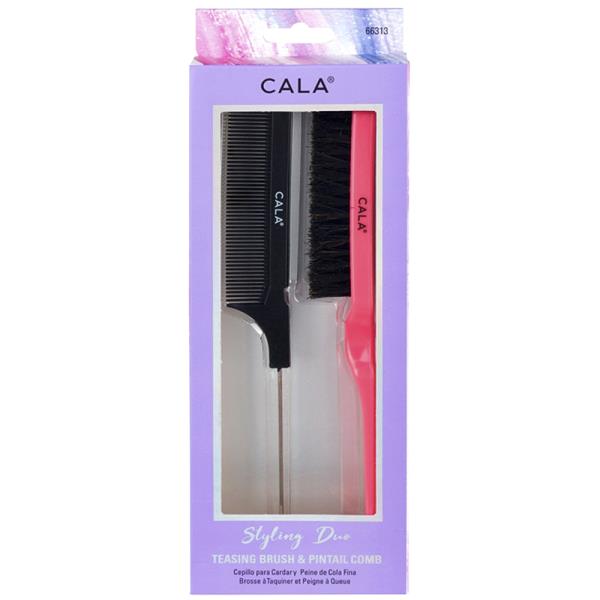 CALA TEASING BRUSH AND PINTAIL 2 PC COMB SET