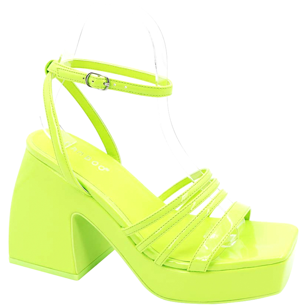 STRAPPY UNIT SANDAL W CHNKY HEEL 12 PAIRS