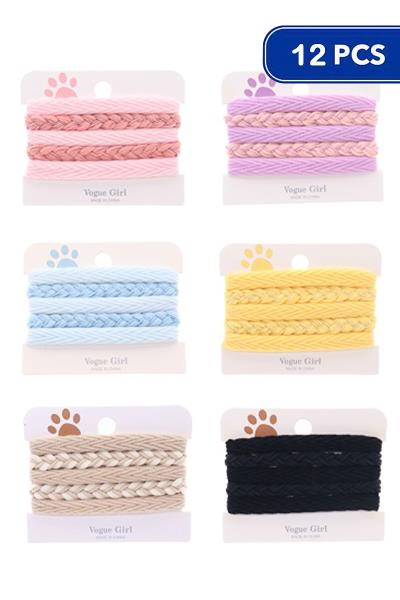 FASHION HAIR TIE SET (12 UNITS)