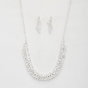 CRYSTAL PAVE NECKLACE