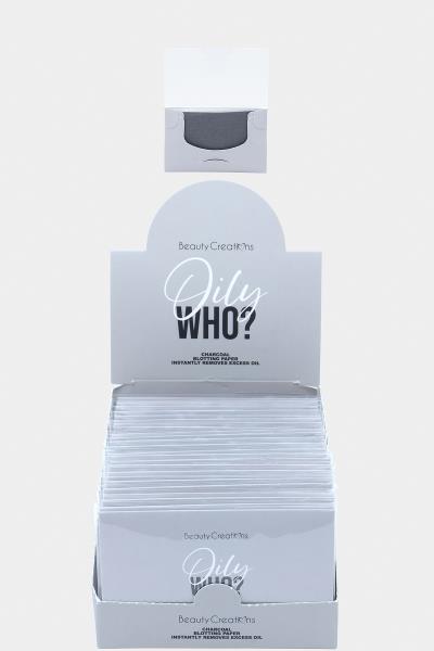 BEAUTY CREATIONS OILY WHO BLOTTING PAPER (24 UNITS)