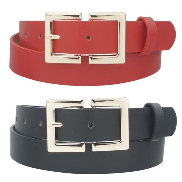 RECTANGLE BUCKLE BELT SET