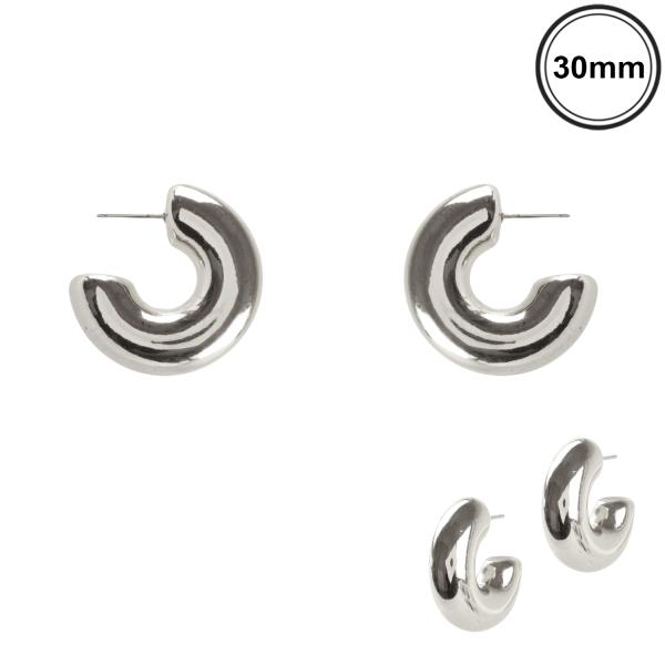 CCB HOOP EARRING