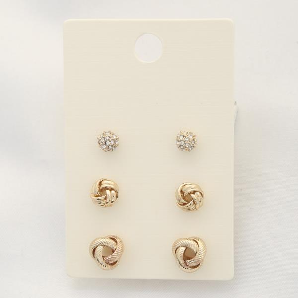 KNOT ASSORTED EARRING SET