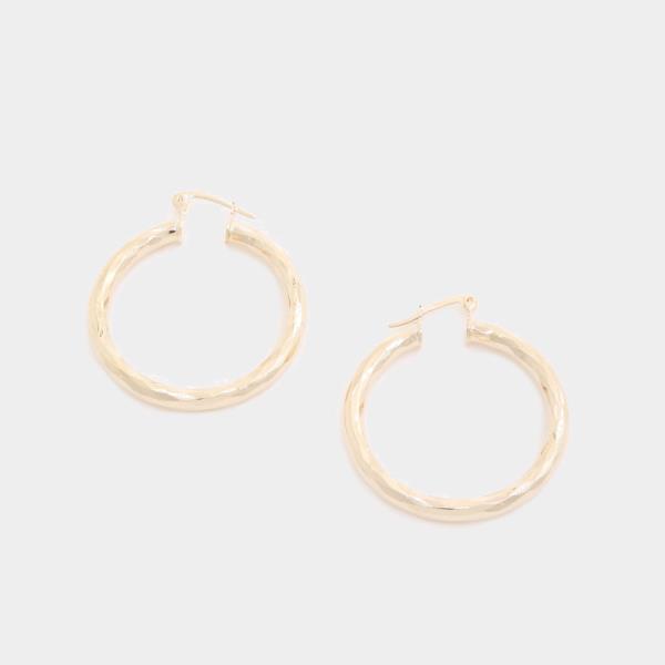 40MM METAL HOOP EARRING