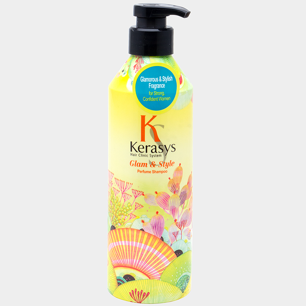 KERASYS HAIR CLINIC SYSTEM GLAM AND STYLE PERFUME SHAMPOO AND CONDITIONER
