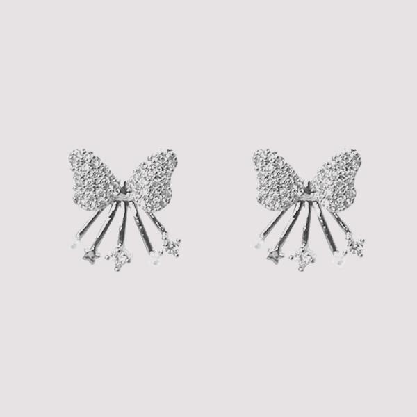 BUTTERFLY RHINESTONE EARRING