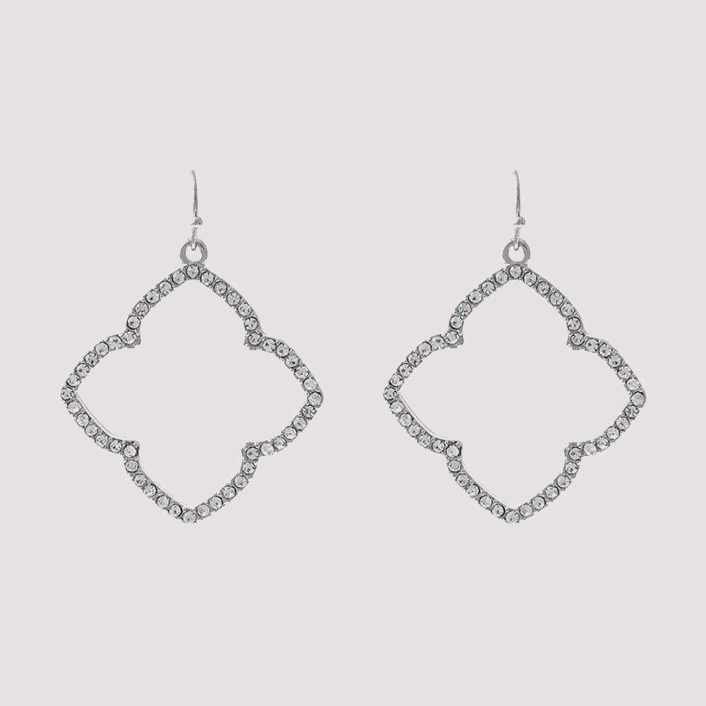 QUATREFOIL DANGLE EARRING