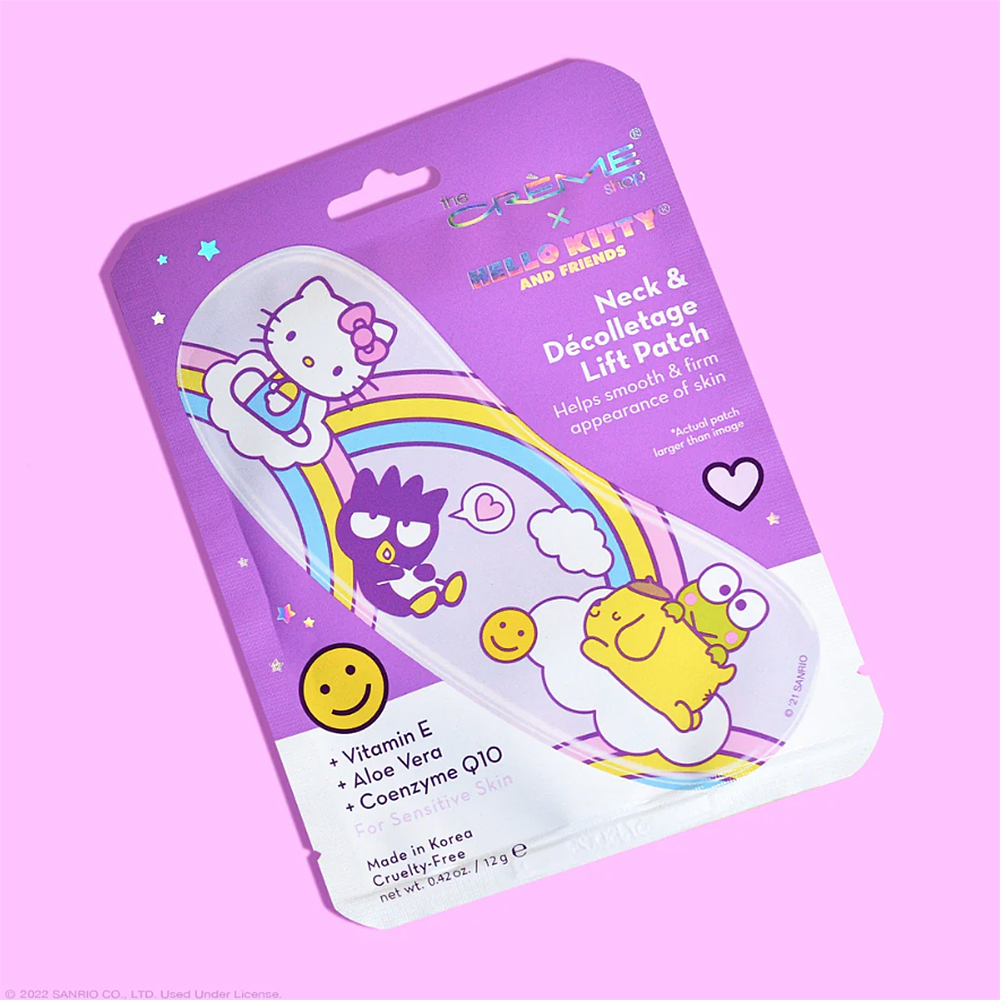 HELLO KITTY AND FRIENDS NECK AND DECOLLETAGE LIFT PATCH 6 PC SET