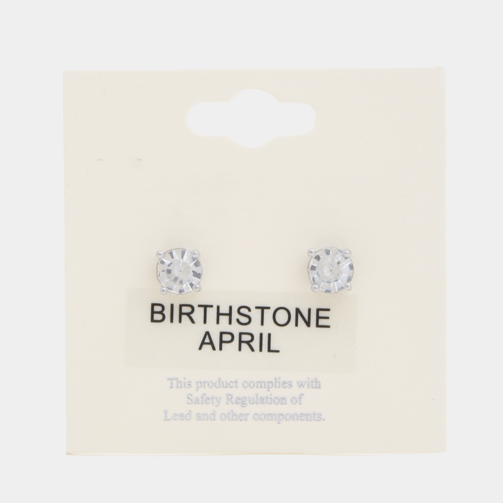 CRYSTAL BIRTHSTONE EARRING