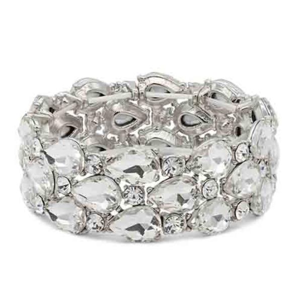 CRYSTAL STONE STRETCH BRACELET