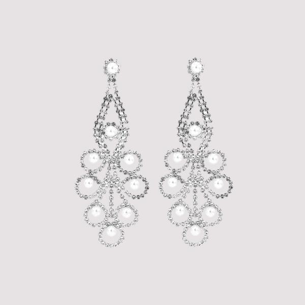 S RS PEARL STATEMENT EARRING