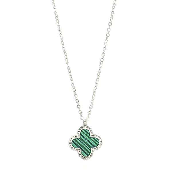 CLOVER CHARM NECKLACE