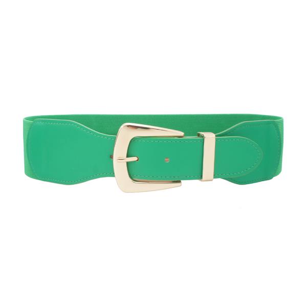 CLEAN WESTERN BUCKLE & LOOP ELASTIC BELT