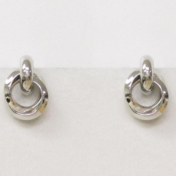 METAL LINK STUD EARRING