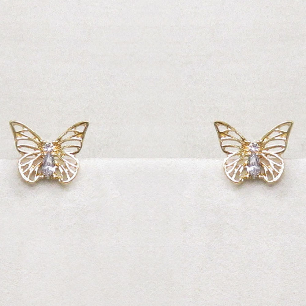 BUTTERFLY STUD EARRING