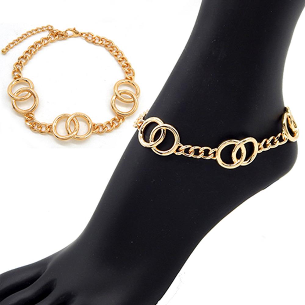 DOUBLE LINK CHAIN ANKLET